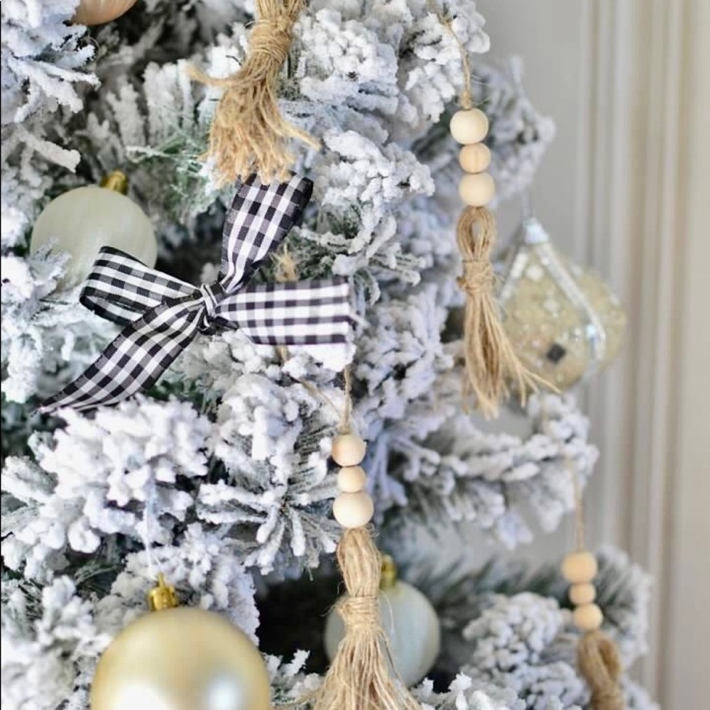 Set of 10 Beaded Tassel Ornaments